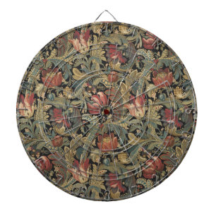 Tabla Dardos Rich Floral Tapeçaria Brocade Antique Clássica