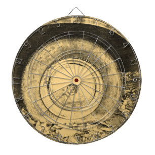 Tabla Dardos Roda antiga de carro clássico