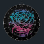 Tabla Dardos Rosa de cor doce<br><div class="desc">Design original de um rosa de cor doce. Criado por lápis,  marcadores e vetor.</div>