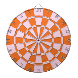 Tabla Dardos Rosa E Laranja