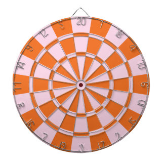 Tabla Dardos Rosa e Laranja