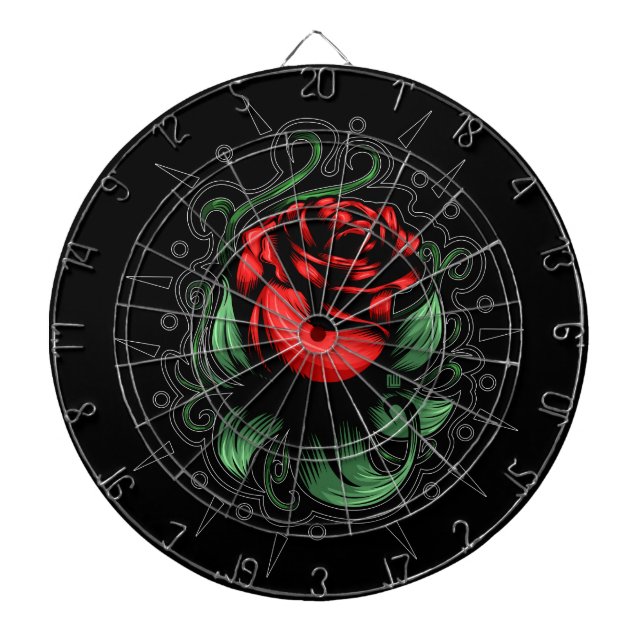 Tabla Dardos Rosa surpreendente (Frente)