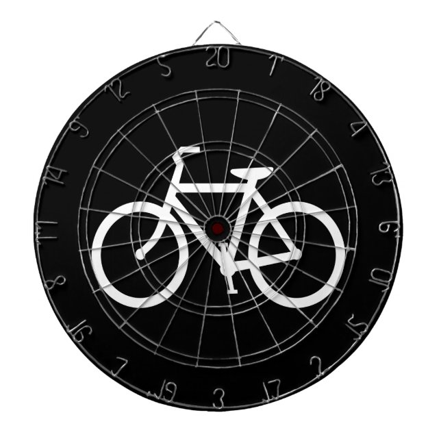 Tabla Dardos Rota de Bicicleta Branca (Frente)