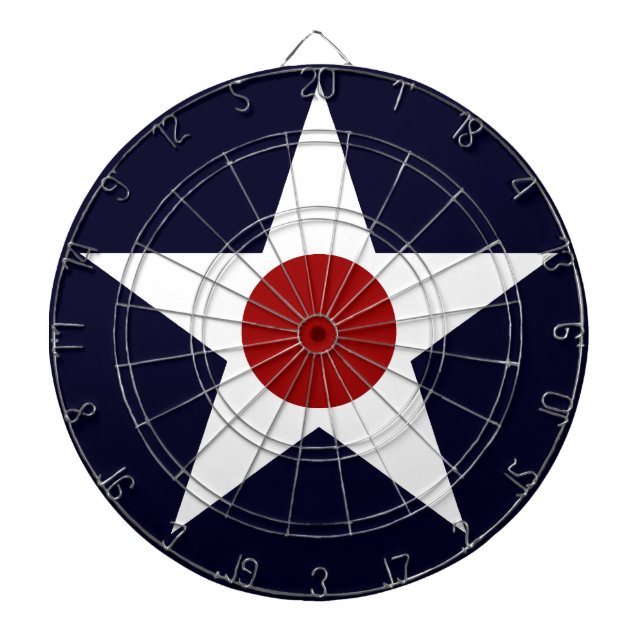 Tabla Dardos Roundel de Aeronaves Militares dos EUA - 241102-K (Frente)