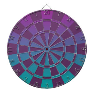 Tabla Dardos Roxo e cerceta Ombre
