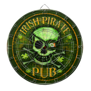 Tabla Dardos Rua. Dia de Patrick Irish ProfileInk Dart Board