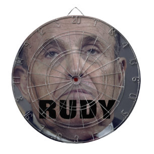 Tabla Dardos Rudy Giuliani Black Hair Dye Face Dartboard