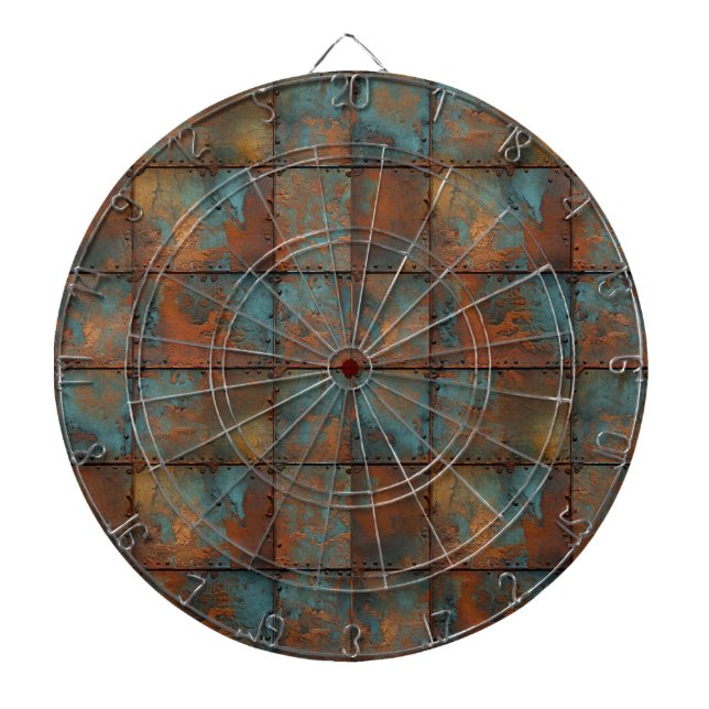 Tabla Dardos Rusty Metal Dartboard (Frente)