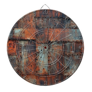 Tabla Dardos Rusty Metal Dartboard
