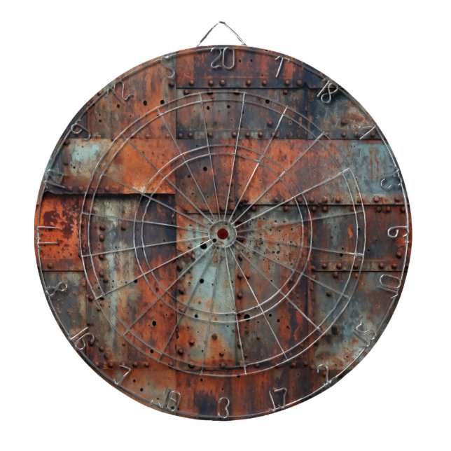 Tabla Dardos Rusty Metal Dartboard (Frente)