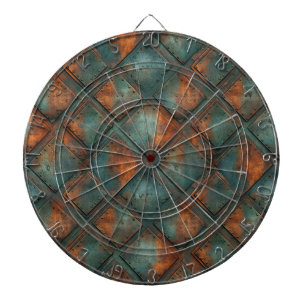 Tabla Dardos Rusty Metal Dartboard