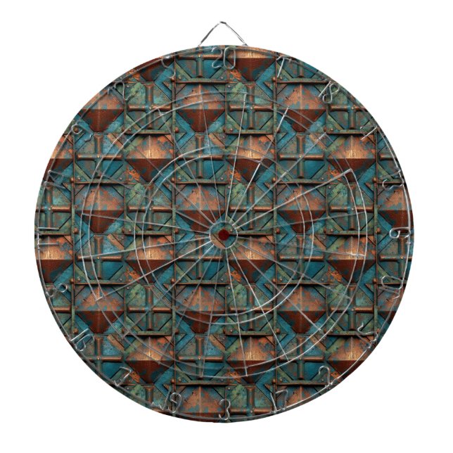 Tabla Dardos Rusty Metal Dartboard (Frente)