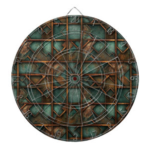 Tabla Dardos Rusty Metal Dartboard