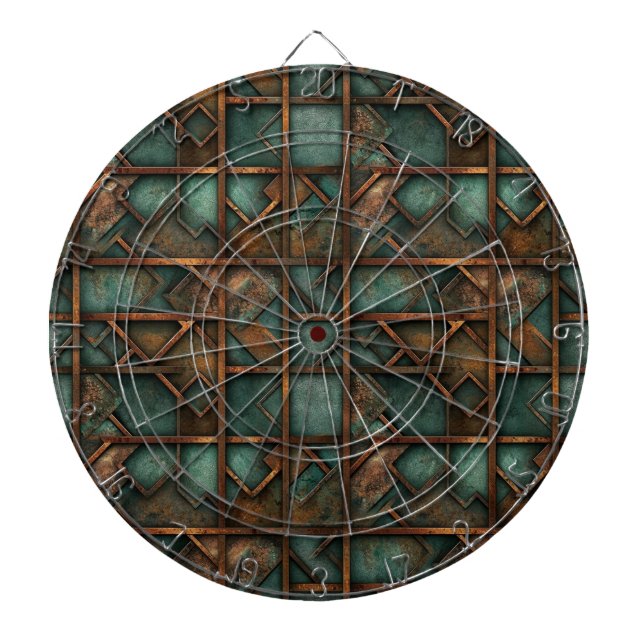 Tabla Dardos Rusty Metal Dartboard (Frente)