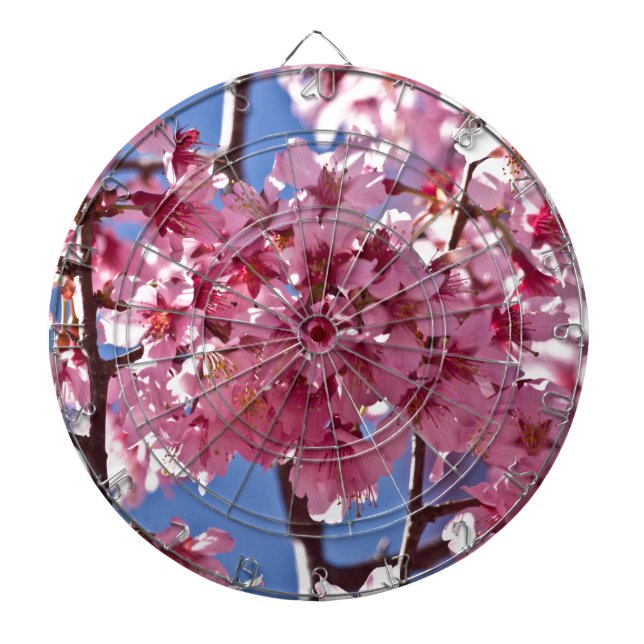 Tabla Dardos Sakura Cherry Blossoms Red Stars (Frente)