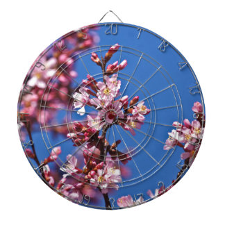 Tabla Dardos Sakura Cherry Blossoms tocando azul