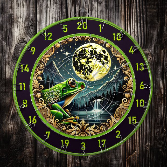 Tabla Dardos Saltos Sapos ouros Em Perfeição Rústica (Criador carregado)