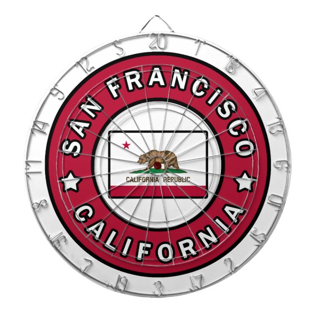 Tabla Dardos San Francisco Califórnia (Frente)