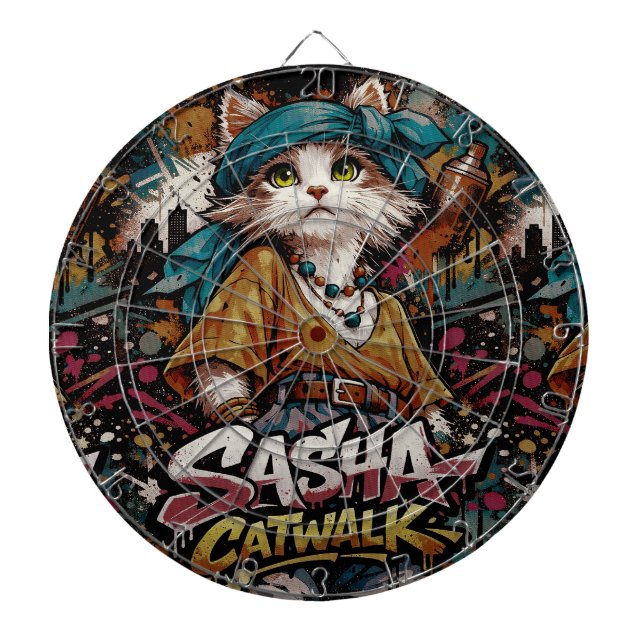 Tabla Dardos Sasha Catwalk Alvo de Dardos (Frente)