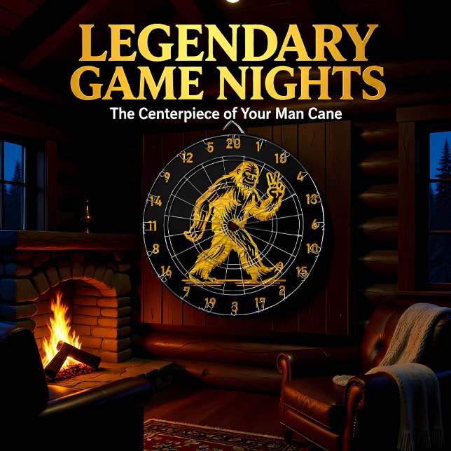 Tabla Dardos Sasquatch diz: Mire para a Glória (Criador carregado)