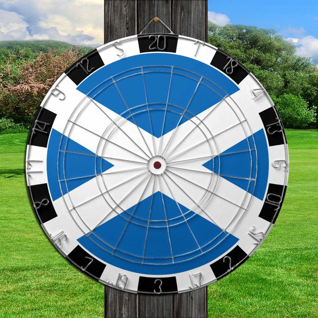 Tabla Dardos Scotland Dartboard, game conselho, Scottish Flag (Criador carregado)