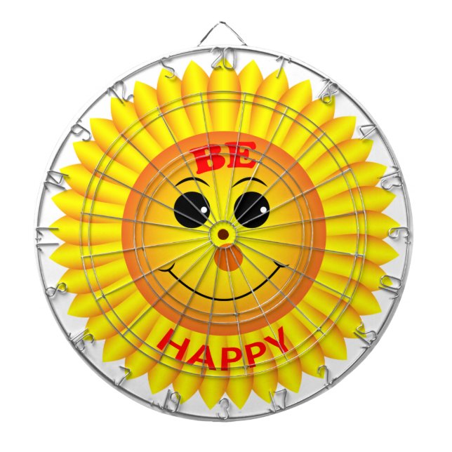 Tabla Dardos Seja Feliz (Frente)