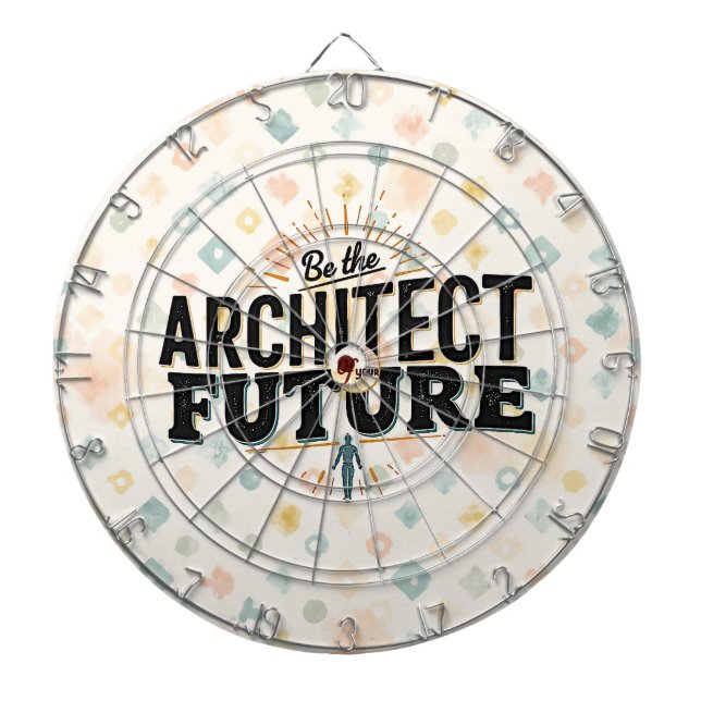 Tabla Dardos Seja o Arquiteto do Seu Futuro (Frente)