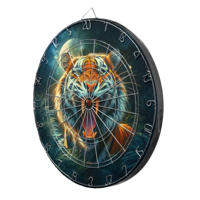 Tabla Dardos Selva-lua-lua de Tiger Rajada (Frente Direita)