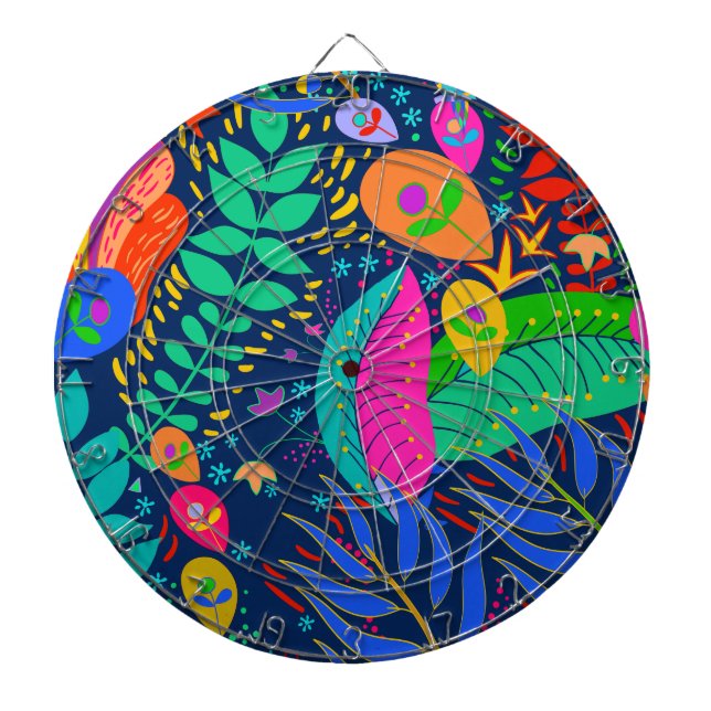 Tabla Dardos Selva Tropical Havaiana (Frente)