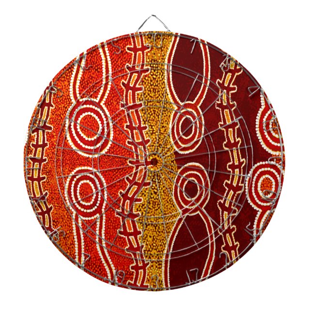 Tabla Dardos Serpentes Aborígenes. (Frente)