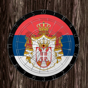 Tabla Dardos Sérvia Flag Dartboard & Sérvio / conselho de jogos