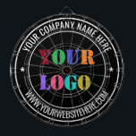 Tabla Dardos Seu logotipo e sua modelo de prancheta de texto<br><div class="desc">Cores e fontes personalizadas - Design suas próprias pranchetas com logotipo e nome personalizados simples da sua empresa no site ou Design profissional de texto personalizado Placa de início de negócios / presente - Adicione seu logotipo - Imagem ou foto - Código QR / Nome - Empresa/site ou telefone, e-mail...</div>