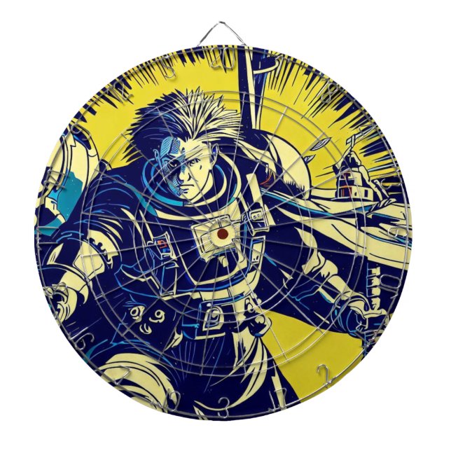 Tabla Dardos SF Anime Hero - Woodcut (1) (Frente)