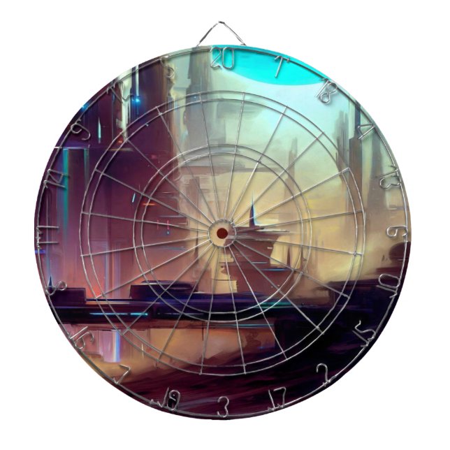 Tabla Dardos SF City Strange Planet (3) (Frente)