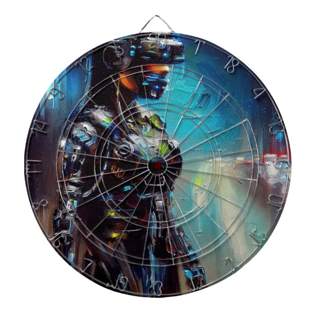 Tabla Dardos SF - Cyberpunk Hero (2) (Frente)
