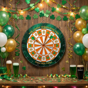 Tabla Dardos Shamrocks & Celtic Knots Irish Pub