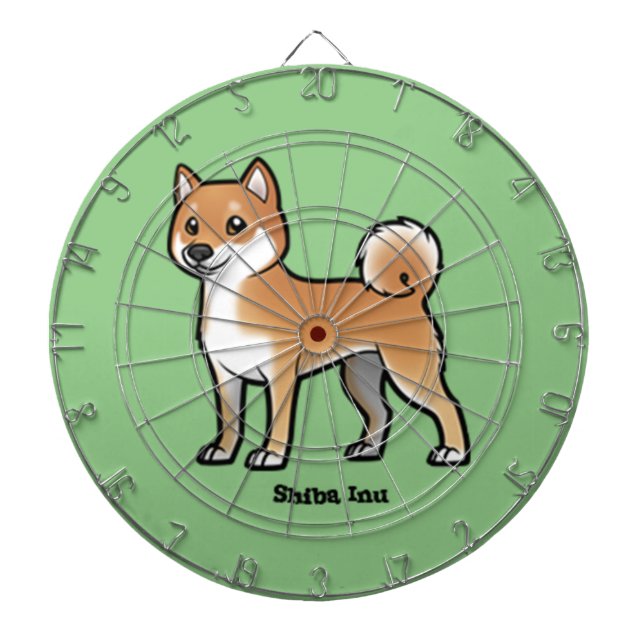 Tabla Dardos shiba inu (Frente)