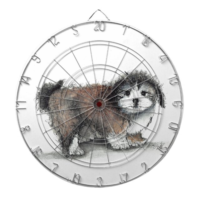 Tabla Dardos Shihtzu Puppy Dog (Frente)