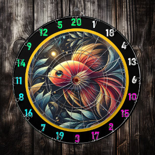 Tabla Dardos Shimmering Betta Dartboard Set
