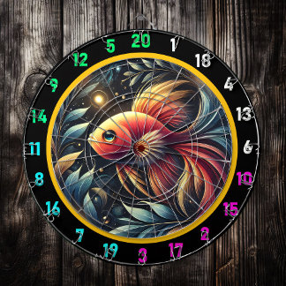 Tabla Dardos Shimmering Betta Dartboard Set