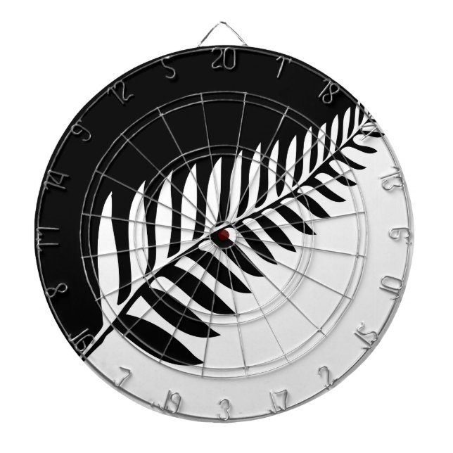 Tabla Dardos Silver Fern da Nova Zelândia (Frente)