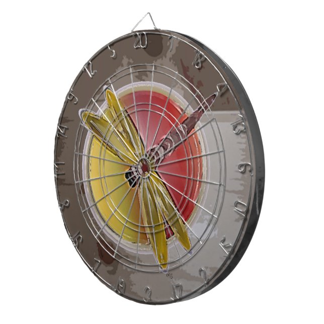 Tabla Dardos Símbolo de Dragonfly (Frente Direita)