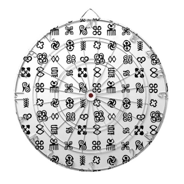 Tabla Dardos Símbolos africanos Adinkra (Frente)