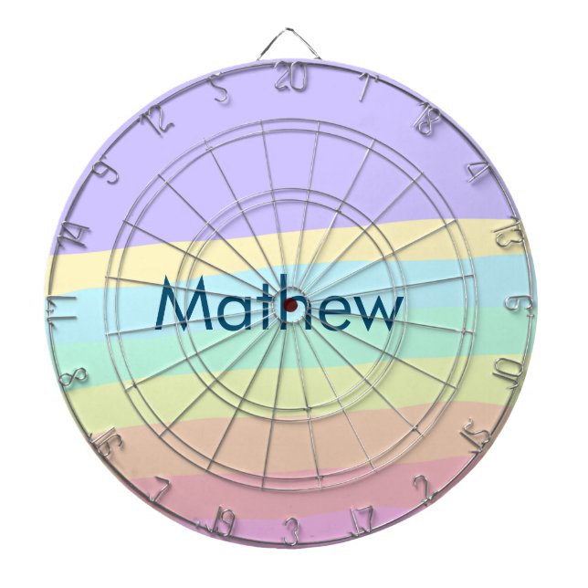Tabla Dardos simples letra inicial monograma adicionar sua letr (Frente)