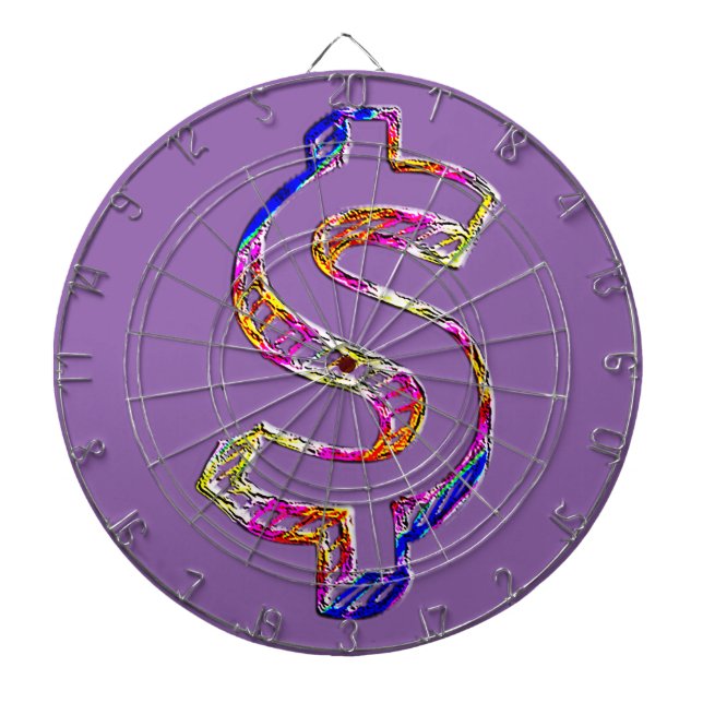 Tabla Dardos Sinal de dólar (Frente)