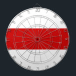 Tabla Dardos Sinalizador da Bielorrússia (Vermelho e Branco)<br><div class="desc">Este design apresenta uma bandeira histórica da Bielorrússia, que foi originalmente utilizada pela República Democrática da Bielorrússia em 1918, antes da Bielorrússia se tornar uma República Soviética, e novamente depois de ter reconquistado a sua independência em 1991 até ao referendo de 1995. Grupos de oposição na Bielorrússia continuaram a usar...</div>