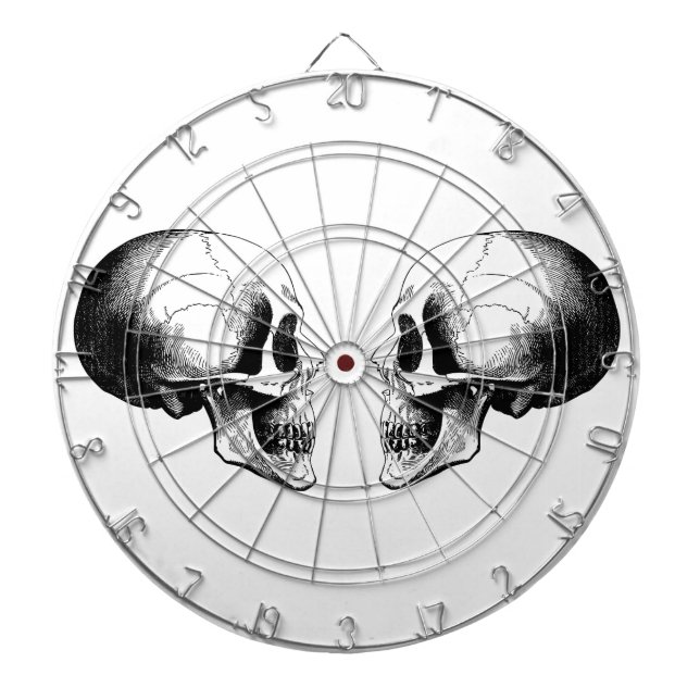 Tabla Dardos Skulls Metal Cage (Frente)