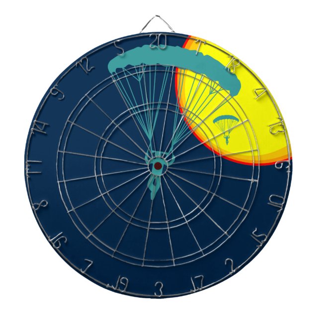 Tabla Dardos skydivers retrô (Frente)