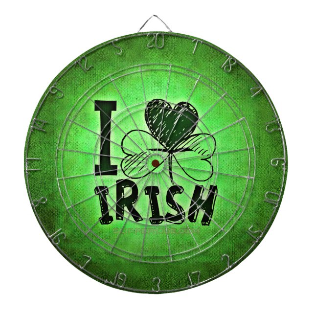 Tabla Dardos SlipperyJoe's Saint Patrick's Day holiday Irish pr (Frente)
