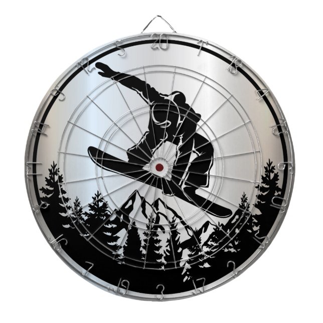 Tabla Dardos Snowboard Dartboard (Frente)